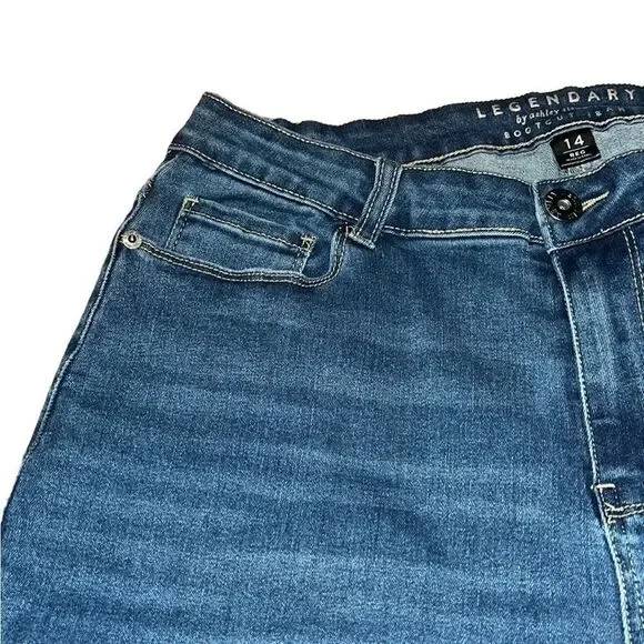 Ashley Stewart High-Waist Legendary Boot Cut Jeans - Picture 5 of 13